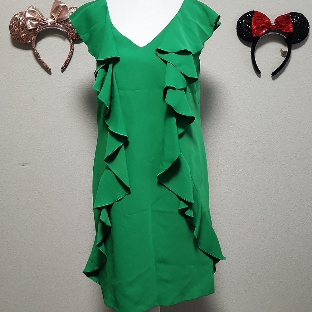 Trina Turk Green Mini Dress